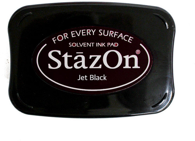 StazOn 츠키네코 유성잉크패드, sz-31 Jet Black, 1개