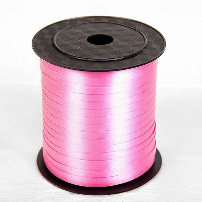 마켓피아 다용도 포장 리본 공예 데코레이션 작업노끈 0.5cm x 200m, 어두운 핑크, 2개