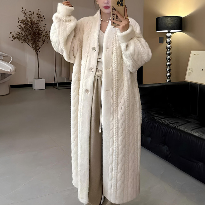 Paperments 女款Eoulling毛衣長版大衣 11829