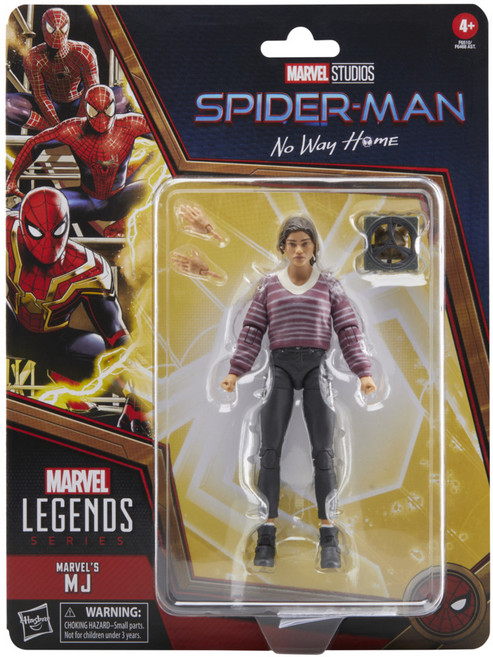 해즈브로 마블 스파이더맨 노웨이홈 레전드 피규어 장난감, 엠제이, 1개