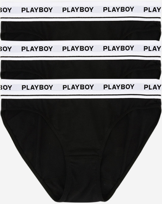 플레이보이 여성용 아웃밴드 삼각팬티 3p 세트 PWP3611