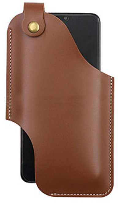 이런거 하나쯤은 필수 인조 가죽 휴대폰 벨트 케이스 L, 브라운, 1개