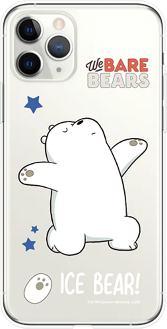 위베어베어스 해피 클리어 휴대폰 케이스