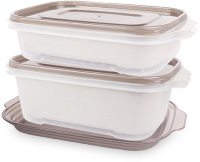 제오닉 명절음식 전 보관 채반용기 6L + 채반용기 특대 9L + 쟁반, 1세트