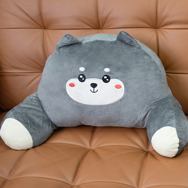 아트조이 강아지 허리 등받이 쿠션 시바, 혼합색상