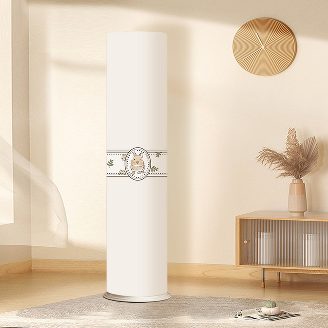 모디시 스탠드 고급 원형 스판 에어컨 커버, 레트로래빗5