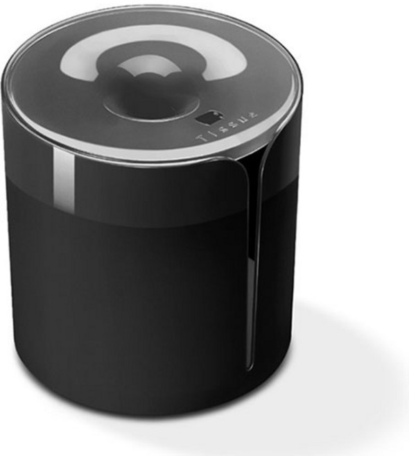 빈테리어 컬러 방수 휴지걸이, 블랙, 1개