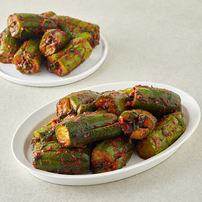 선도농협선장김치 아산맑은 오이소박이 썰은김치, 3kg, 1개