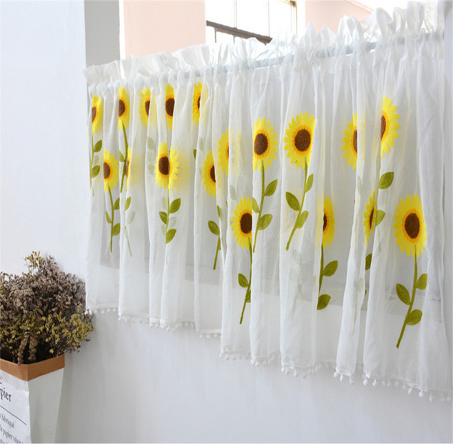 이그나스 플라워 바란스 커튼