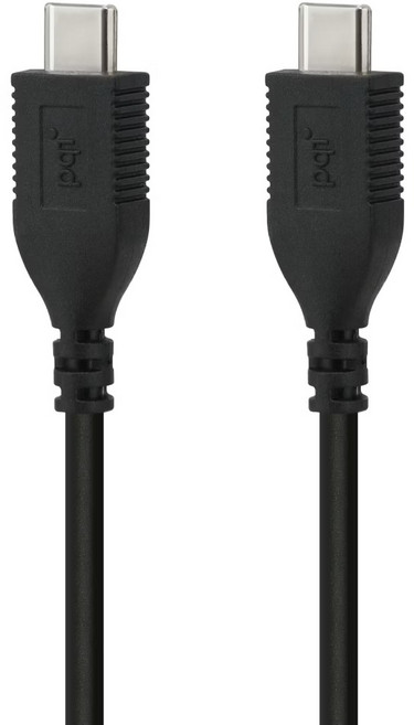 pqi 勁永 U-Cable USB-C to C 充電傳輸線, 黑色, 1個, 100cm