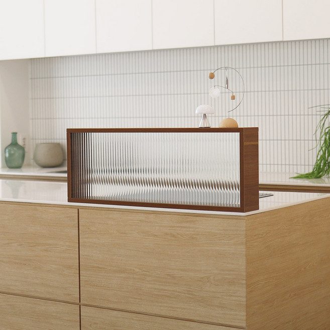 트리스토어 르비딤 주방 유리 파티션 800, 오크