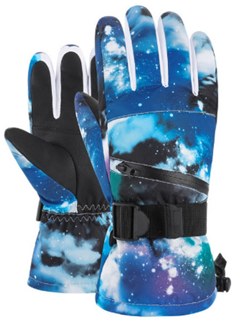 알로데 유니크한 지퍼수납 스키장갑, A 005, 1개