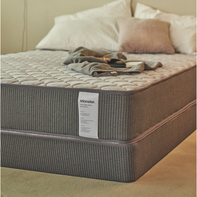 레이디가구 몬스터 컴피 고탄성폼 독립 스프링 매트리스 방문설치, 24cm, 상세페이지 참조
