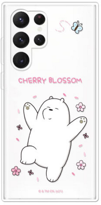 코쿼드 위 베어 베어스 체리블라썸 클리어 휴대폰 케이스