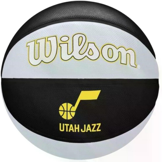 윌슨 NBA Team 트리뷰트 유타 재즈 농구공, 1개, WZ4011602XB