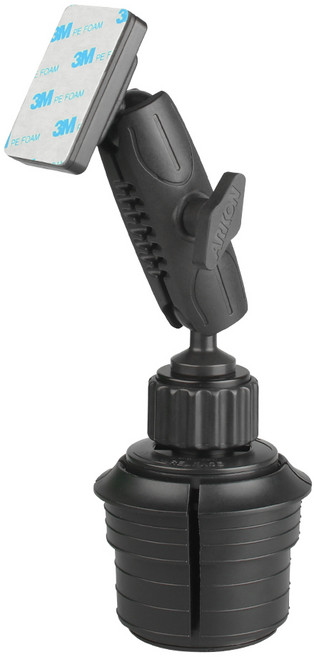 ARKON 차량용 컵홀더 유니버셜 앤 카드단말기 3M 접착식 거치대 APRM623, 블랙, 1개