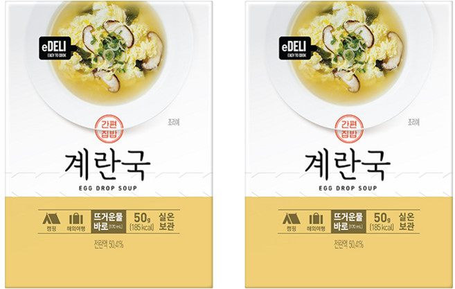 이델리 동림푸드 간편집밥 계란국 5p, 50g, 2개