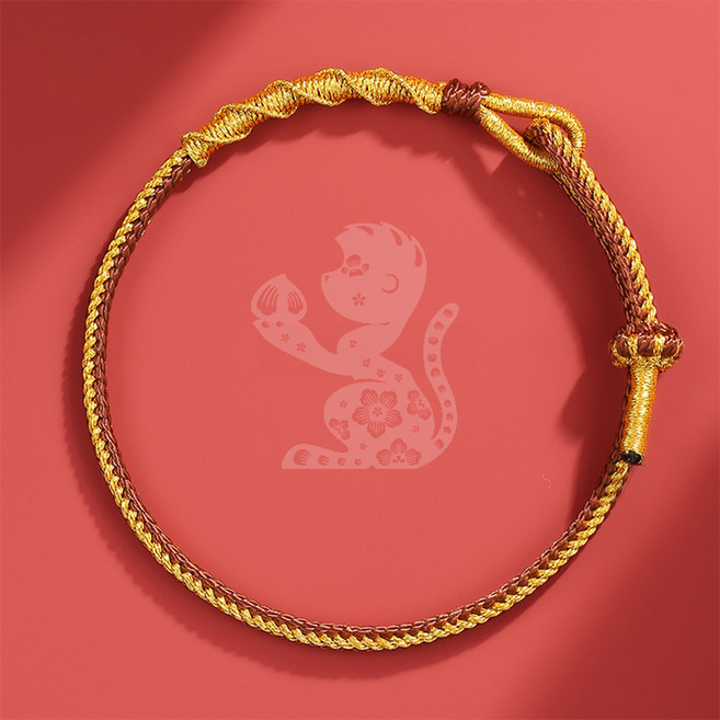 붓다베스트 액운막이 삼재 행운의 12간지 띠별 길이 조절 가능 매듭팔찌