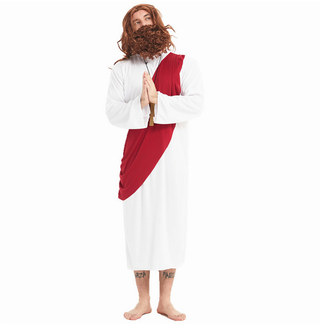 엘쏘 남녀공용 예수님과 성경 인물 코스튬 코스프레 성탄절 연극 의상