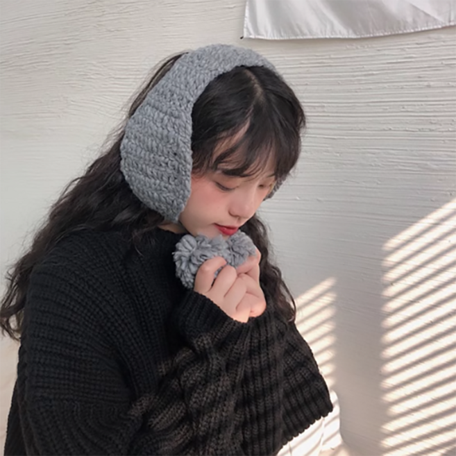 피어니스트 니트 태슬 러블리 소녀 귀도리