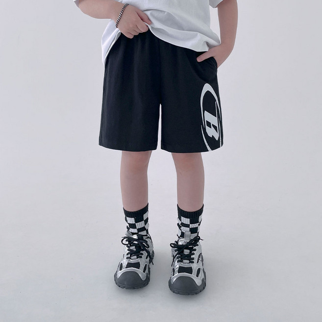 베리클로젯 주니어 남아 앵글 사이드 트레이닝 5부 팬츠 유아 바지