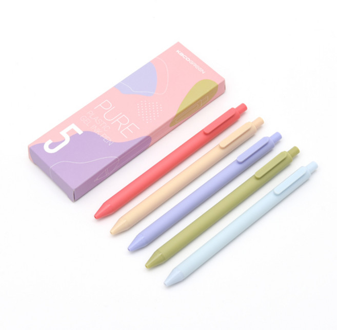 카코 퓨어 에디션 모란디 젤펜 Ver 2 5종 세트 0.5mm, 혼합색상, 1세트