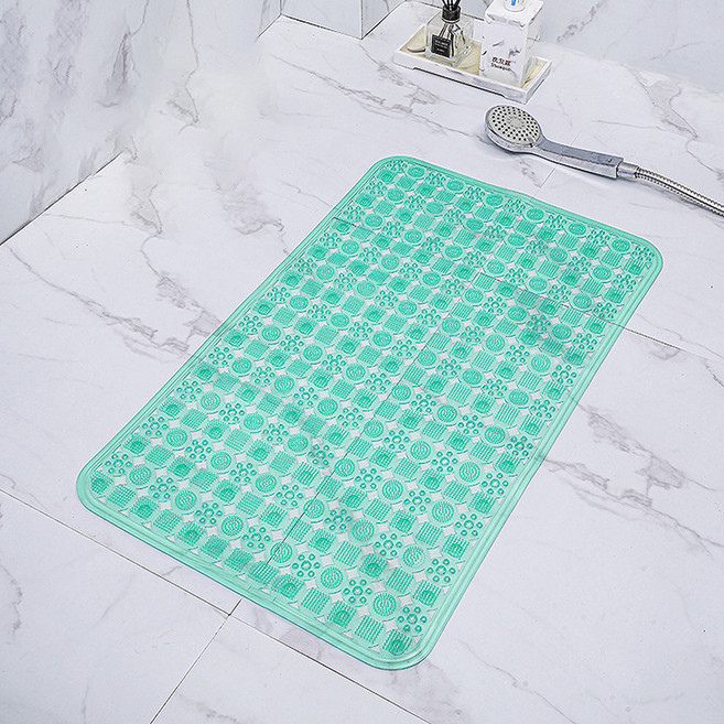 씨티컴퍼니 욕실 미끄럼방지 매트, 그린, 1개