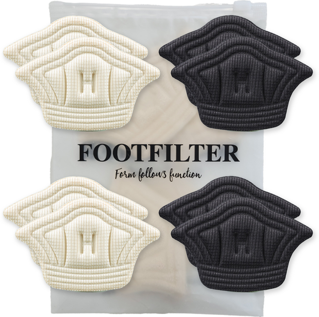 풋필터 신발 뒤꿈치 쿠션 패드 2p