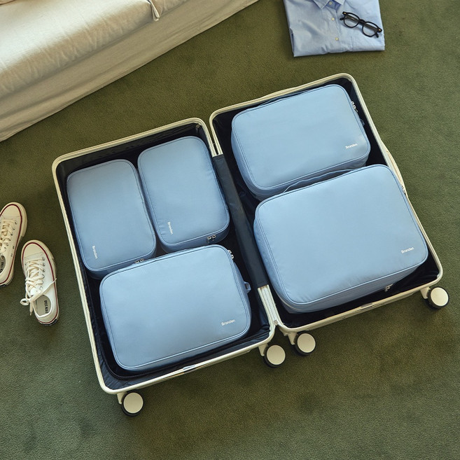 BRANDEN 倍登 第二代旅行用體積縮小衣物壓縮袋組 5入組