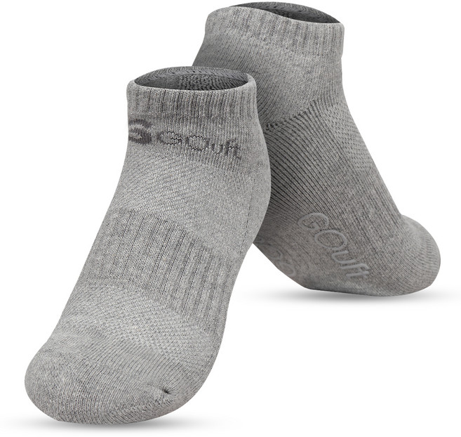 고프트 논슬립 단목 골프 양말 GGSS, 그레이(GGSS-GY)