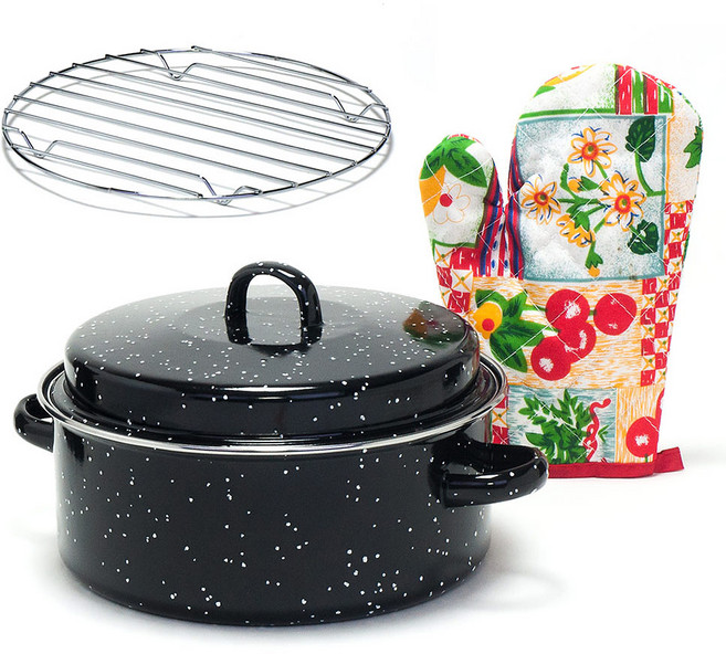 키친아트 V2 직화냄비 + 삼발이 + 장갑 세트 862, 28cm, 1세트