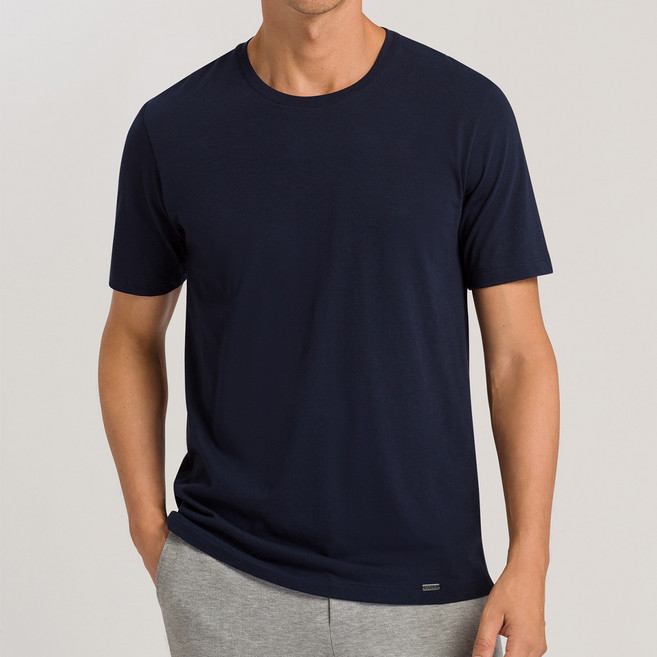 한로 남성용 통기성 리빙 면 반팔 티셔츠 75050