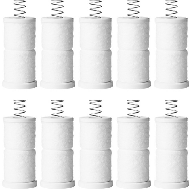 수앤케어 바스템 회전형 세면대 필터탭 전용 필터, 10개