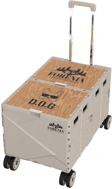 D.O.G First Premium 雙向折疊露營推車, 砂米黃, 1個