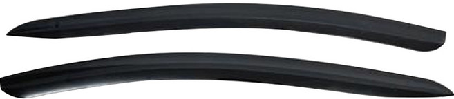 AUTO CLOVER 燻黑車窗晴雨窗 E249 2入, 廂型車, 燻黑