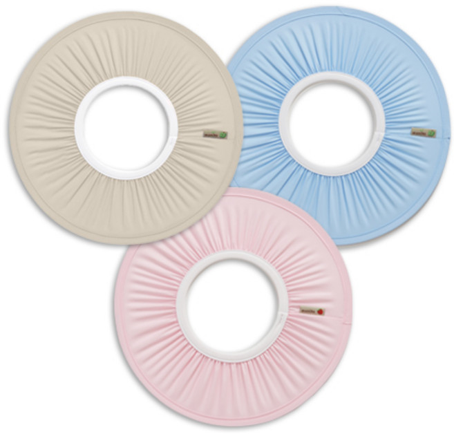 마니또 유아용 샴푸캡 3종 세트, 블루 + 핑크 + 베이지, 1개