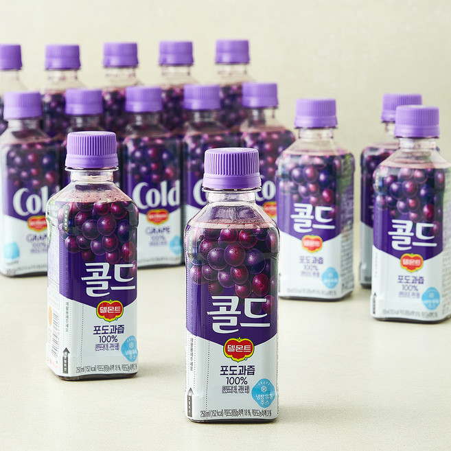 델몬트콜드100% 포도, 24개, 250ml