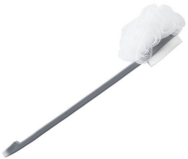 일상마스터 저자극 각질제거 바디 브러쉬, 그레이, 1개입, 1개