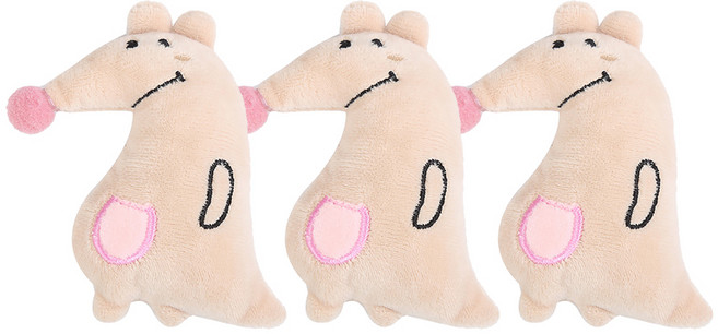 파스텔펫 동물캐릭터 봉제장난감 FREE, 캥거루, 3개