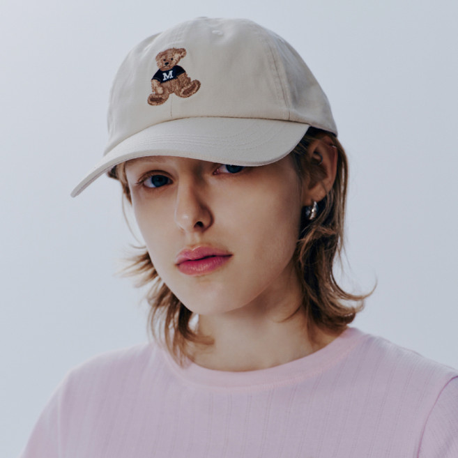마리떼프랑소와저버 EMBROIDERY BEAR CAP