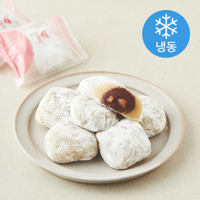 창억 팥앙금 가득 찹쌀떡 (냉동), 55g, 1개, 10개입