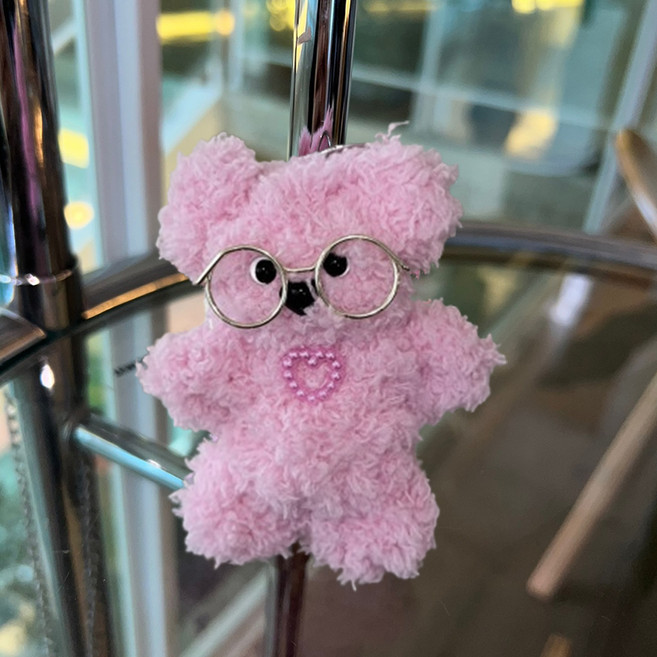 컬러풀 모루 인형 키링