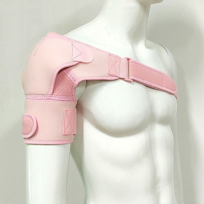 생활공식 조절형 어깨 보호대, 핑크, 1개