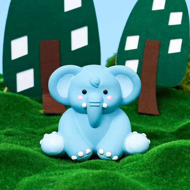 PASTEL PET 寵物迷你動物玩具, 藍色, 1個