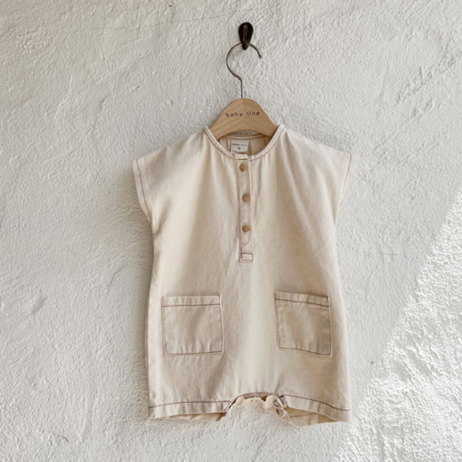 베베나인 유아용 아몬드 점프슈트