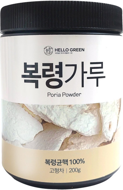 헬로우그린 복령가루 분말, 200g, 1개