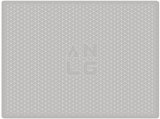 아날로그라이프 양면 셀프힐링 울트라 칼라 커팅매트, 블랙 + 그레이