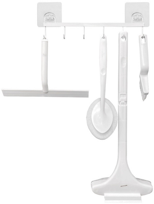 모나코올리브 모던 청소브러쉬 5종 세트, 화이트, 1세트