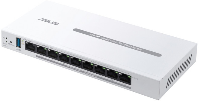 ASUS 華碩 ExpertWiFi Gigabit PoE+ VPN 有線路由器, 1個, EBG19P