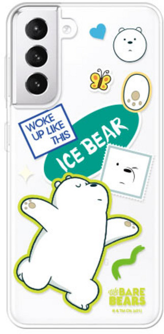 코쿼드 위 베어 베어스 빅 스티커 클리어 휴대폰 케이스